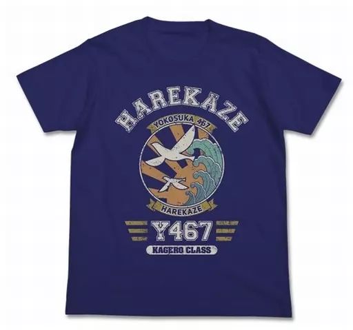 中古】Tシャツ(キャラクター) 晴風エンブレム Tシャツ ナイトブルー L