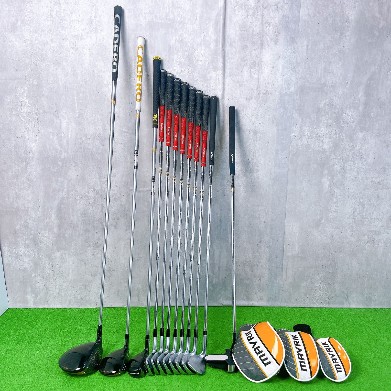 キャロウェイ　マーベリック　メンズゴルフ 豪華12本セット　フード未使用 大人気! キャロウェイ マーベリック ゴルフクラブセット メンズ S 10本