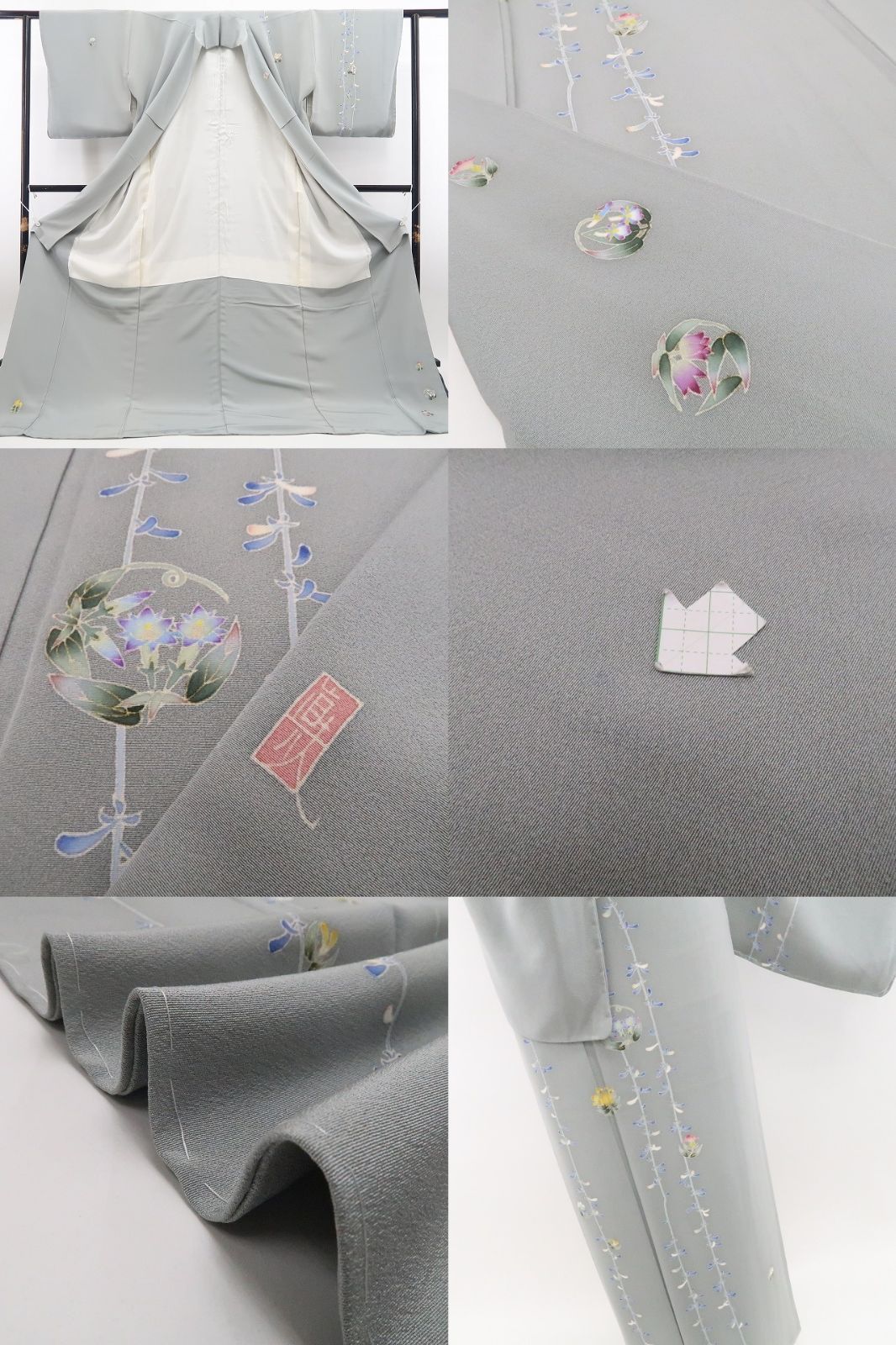 ❁tomihisa❁新品 本加賀友禅 松井眞夫 落款 着物“想いを繋いで ❁tomihisa❁新品 本加賀友禅 松井眞夫 落款 着物“想いを繋いで