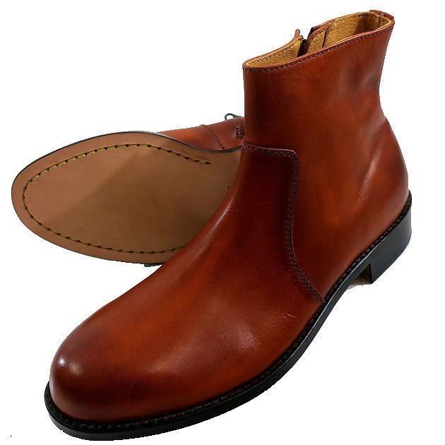 PADRONE パドローネ 日本製 マッケイ製法 本革 牛革 SIDE ZIP BOOTS