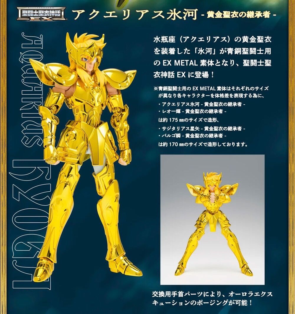 聖闘士聖衣神話EX アクエリアス氷河 黄金聖衣の継承者 - メルカリ