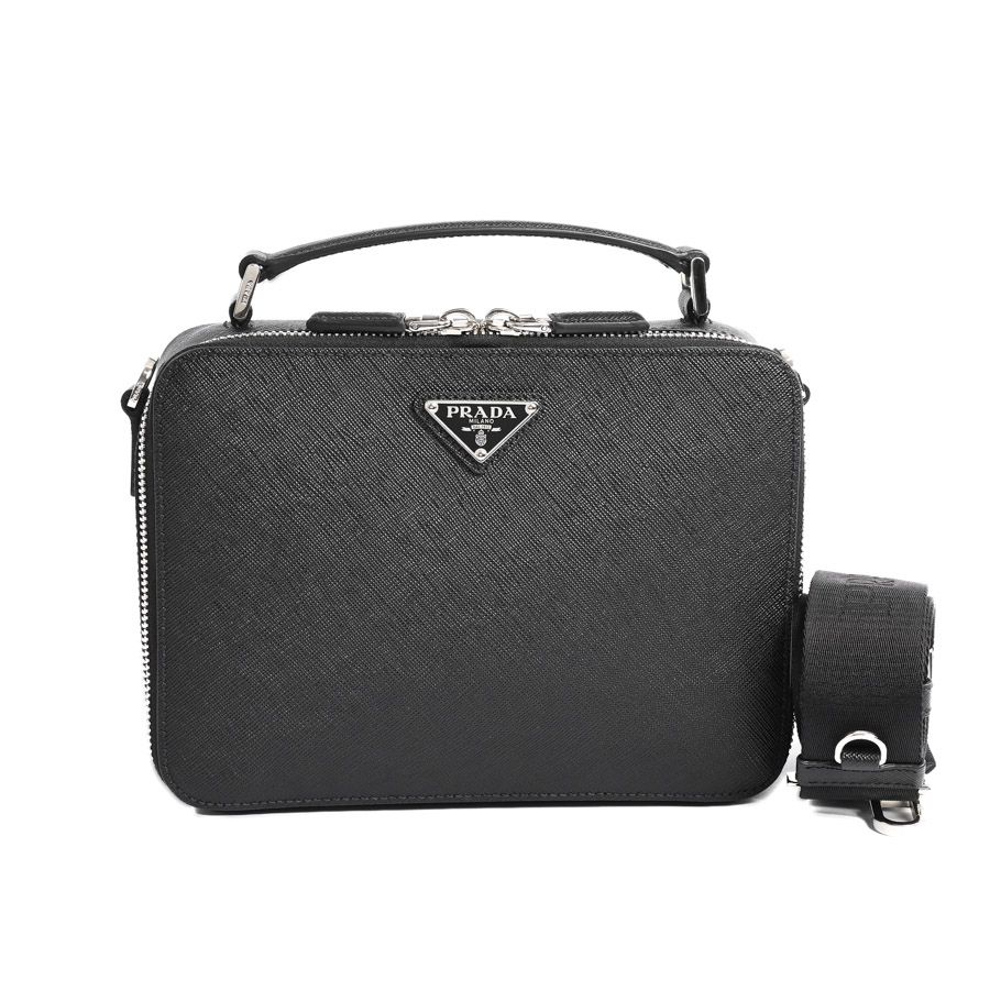 PRADA プラダ ショルダーバッグ ブリックサフィアーノレザーバッグ
