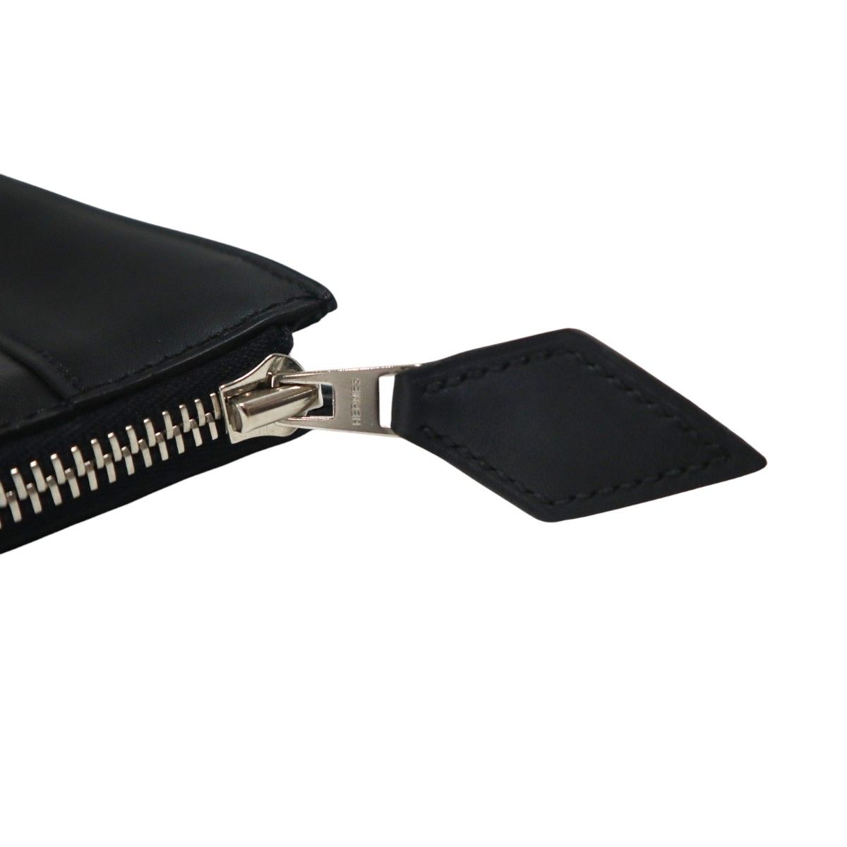 HERMÈS エルメス レザー シガーケース 2本用 ブラック HERMÈS エルメス レザー シガーケース 2本用 ブラック HERMÈS エルメス