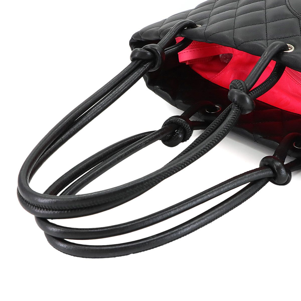 新品同様 シャネル CHANEL カンボンライン ミディアム トート バッグ