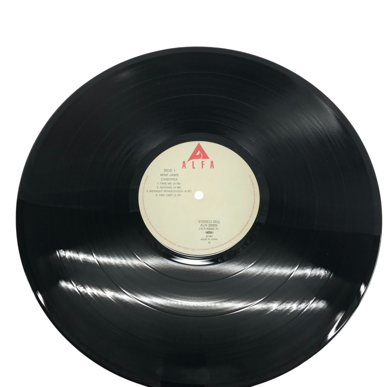 Alfa CASIOPEA カシオペア MINT JAMS ミント・ジャムス LPレコード ALR