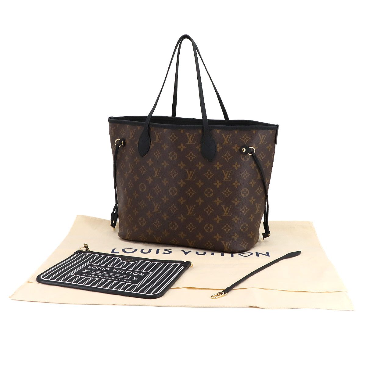 未使用 展示品 ルイ ヴィトン LOUIS VUITTON モノグラム ネヴァーフル 