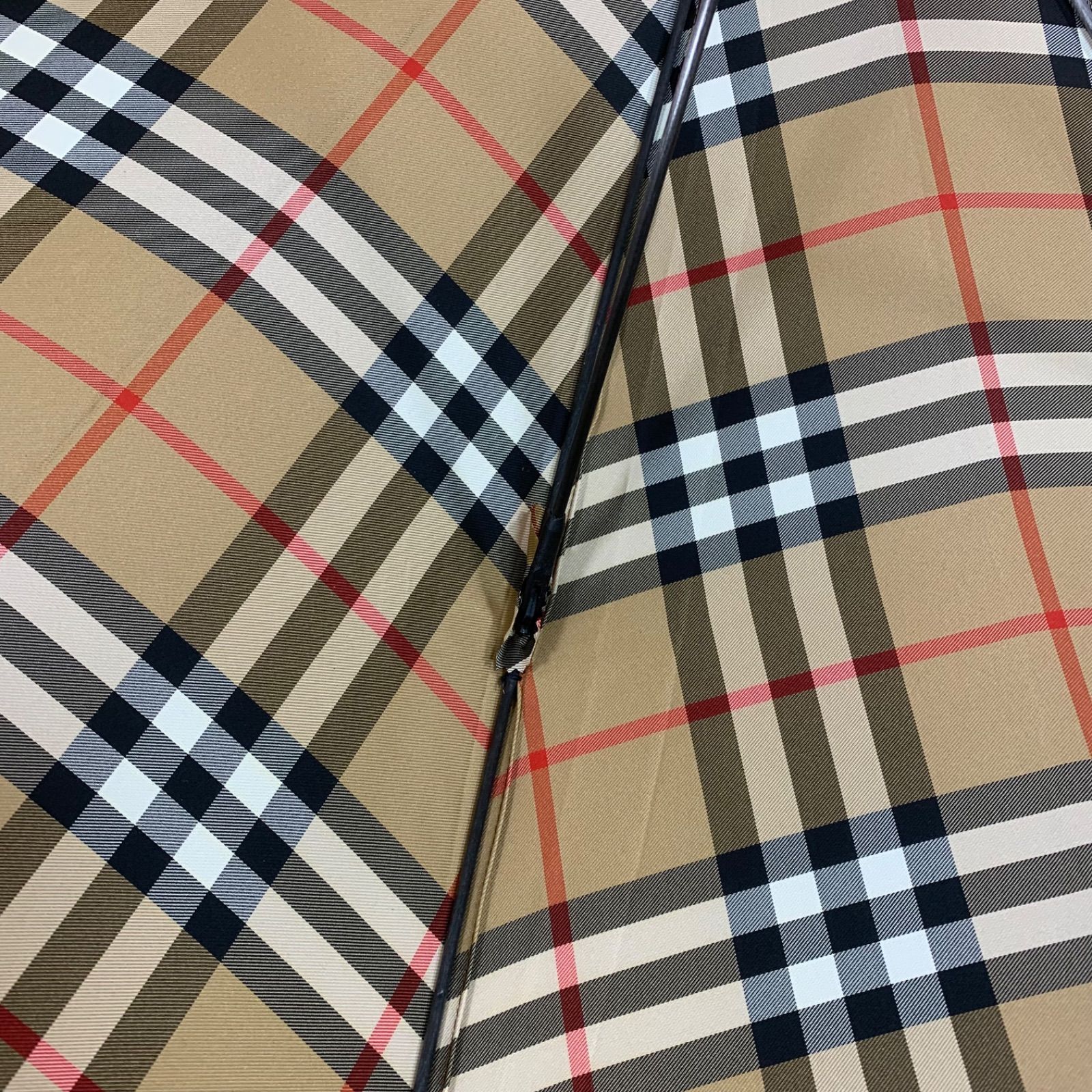 EF1226-1-2 BURBERRY バーバリー 長傘 雨傘 ノバチェック シャドー