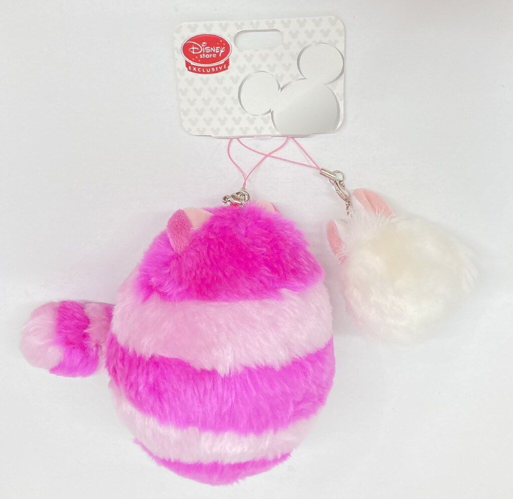 ふしぎの国のアリス　ホワイトラビット　チェシャ猫　オイスター　ストラップ ディズニーストア プラッシュストラップ ふしぎの国のアリス チェシャ