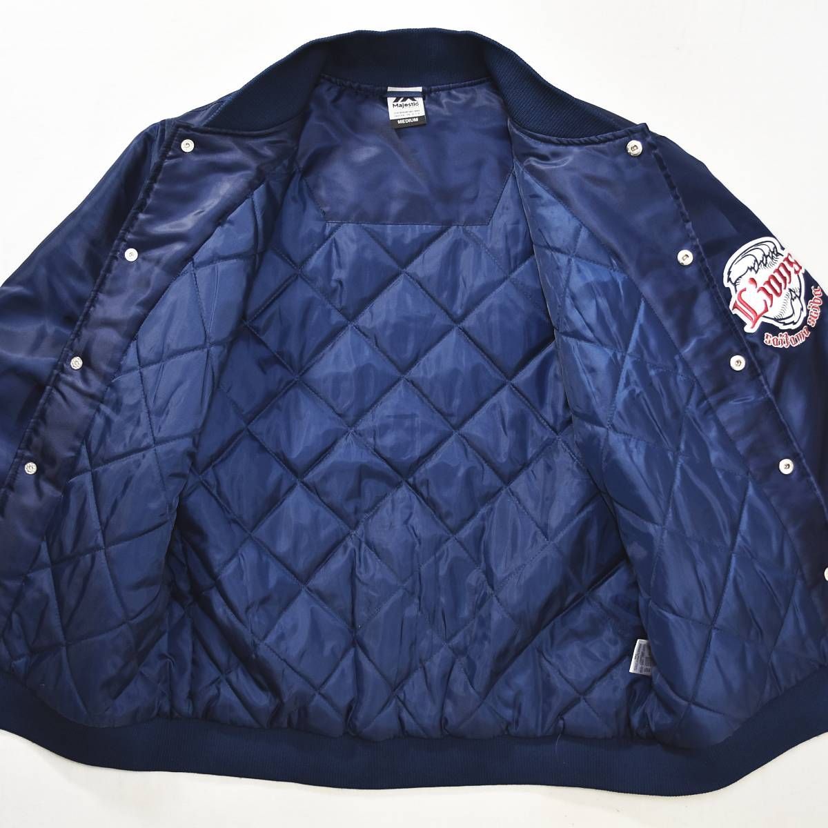 定番】 マジェスティック MAJESTIC 埼玉 西武 ライオンズ スタジャン