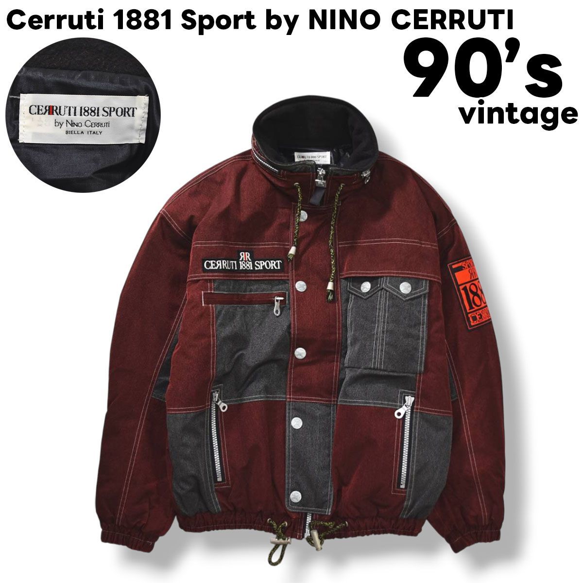 CERRUTI 1881 SPORTS セルッティ スキーウェア 90s ヴィンテージ 日本製 Cerruti 1881 Sport by NINO CERRUTI スキー