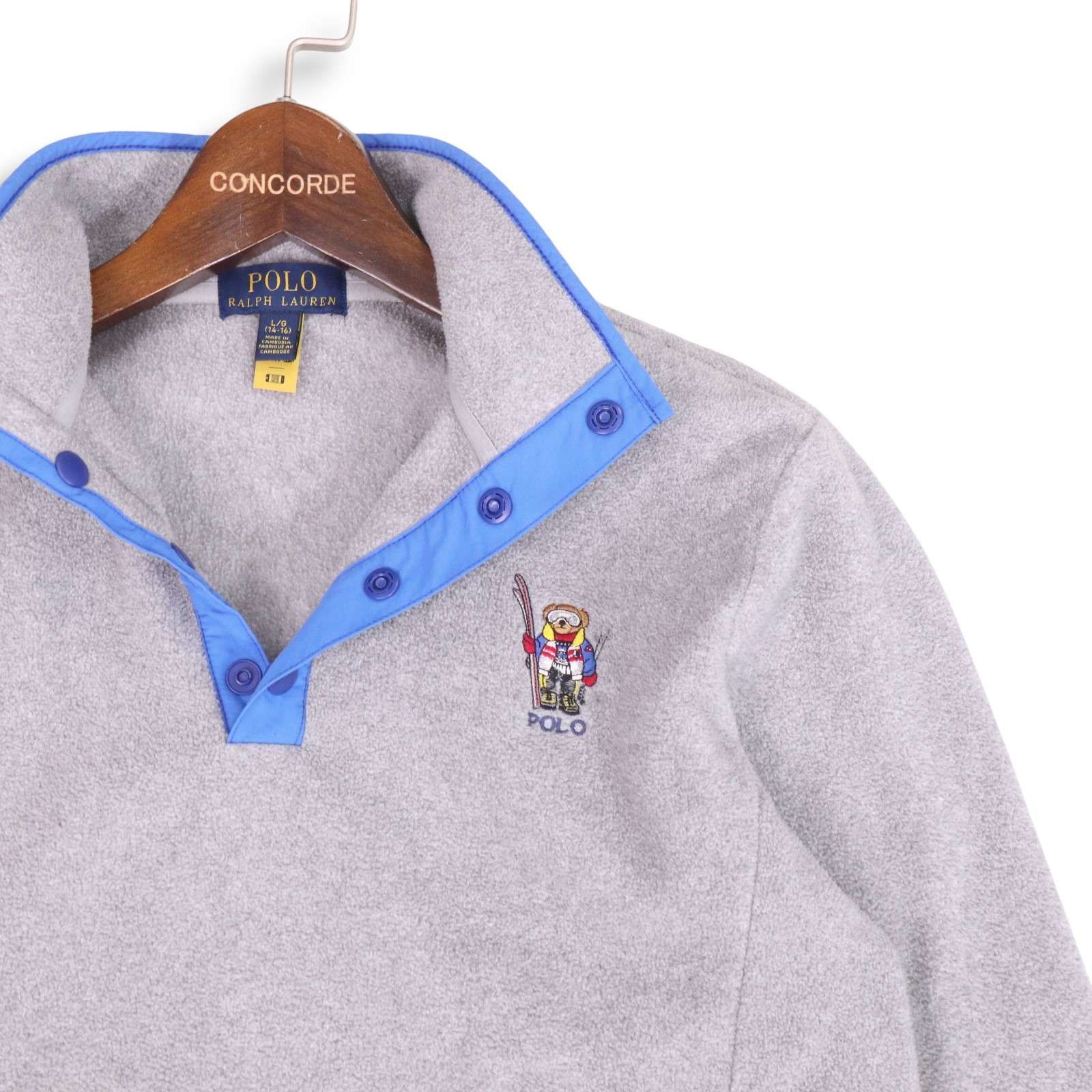 POLO RALPH LAUREN ポロ ラルフローレン ベア刺繍♪ フリース スタンド