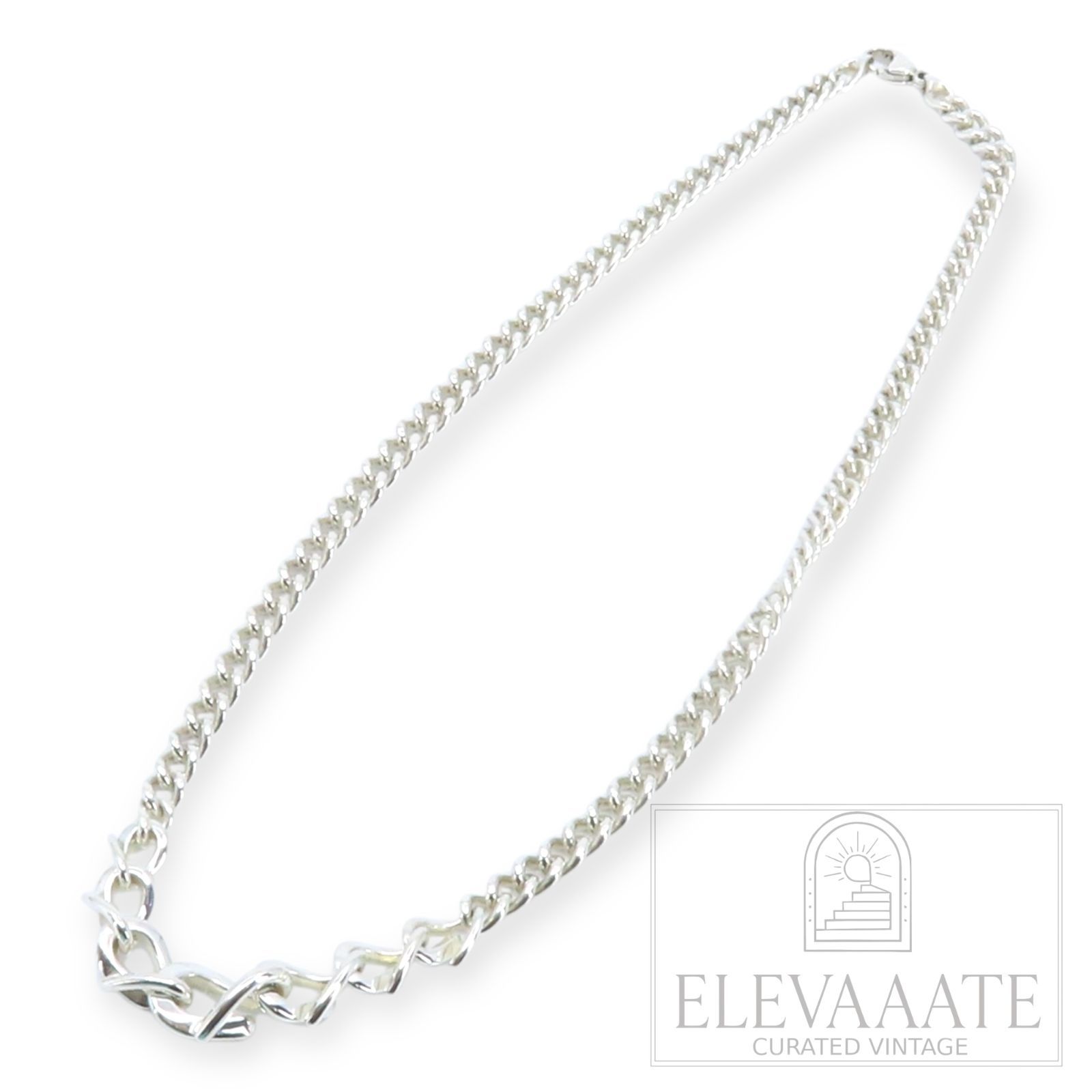 美品 Tiffany&Co. ティファニー フォージ グラジュエイテッド リンク
