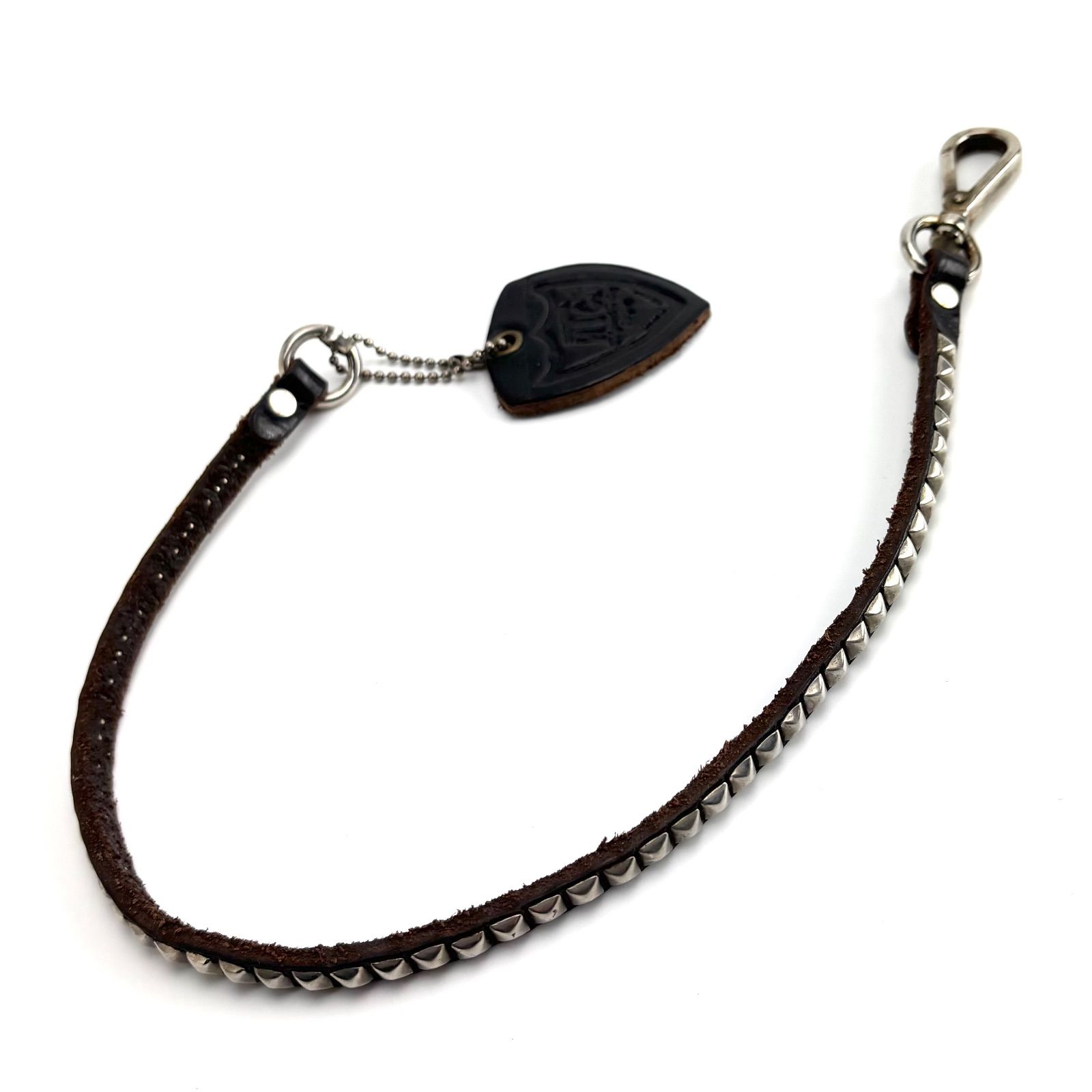 HTCレザー スタッズ ウォレットチェーン HTC スタッズ レザー ウォレットコード スリム ウォレットチェーン