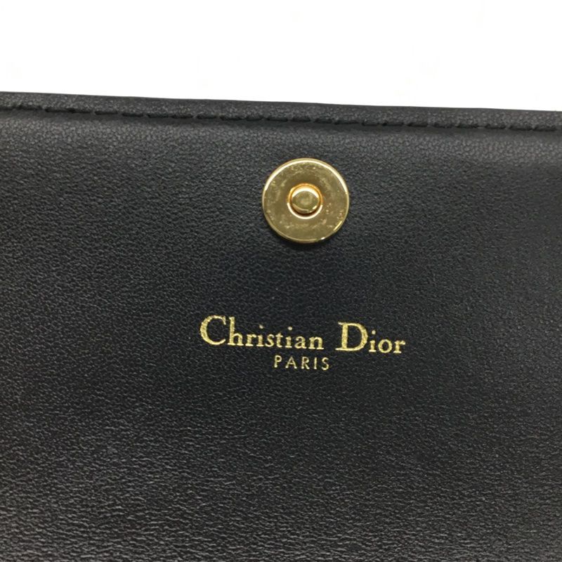 DIOR【ディオール】カナージュ フラップ ロングウォレット 二つ折り長