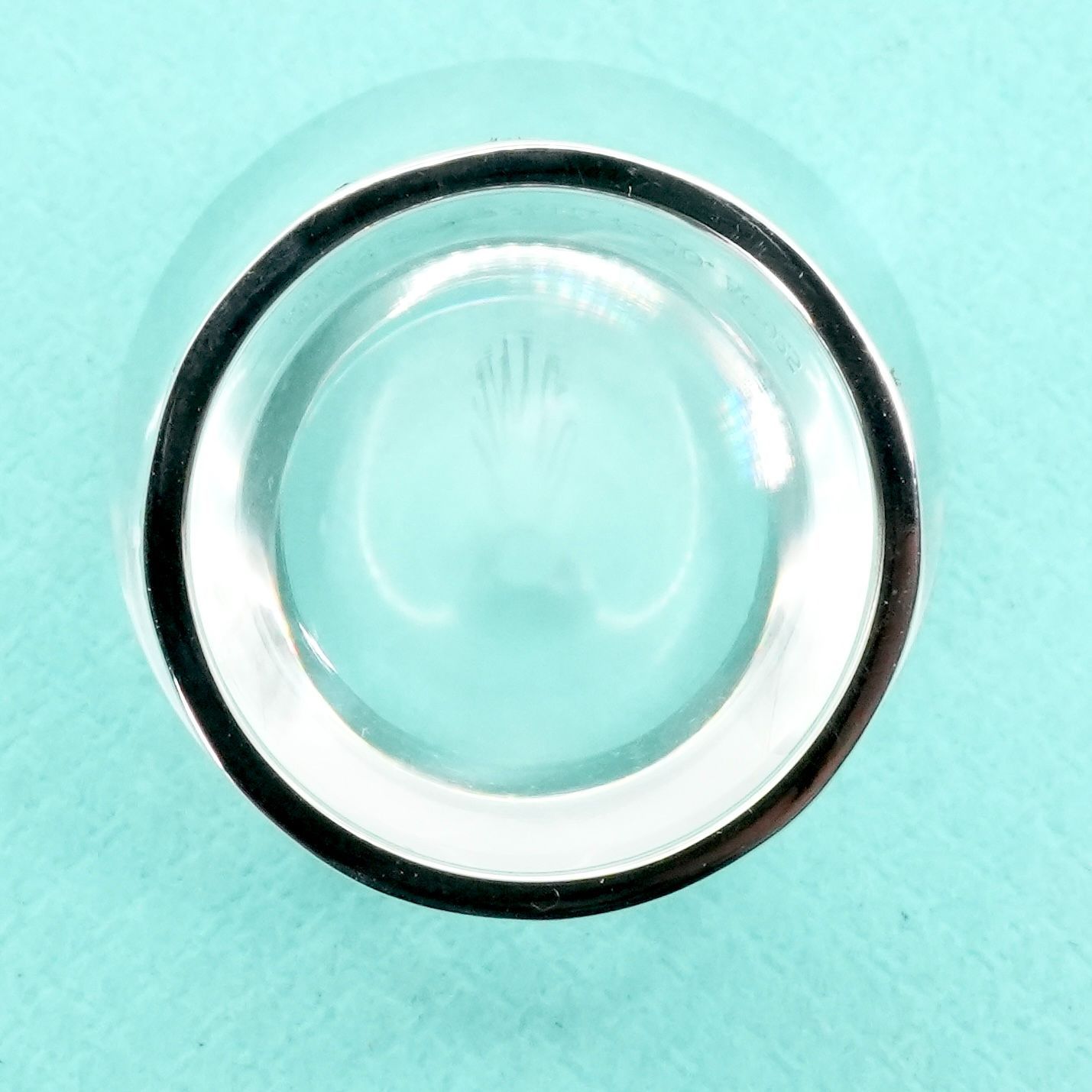 極美品20号 ティファニー アトラス スリム シルバー リング/25-2596