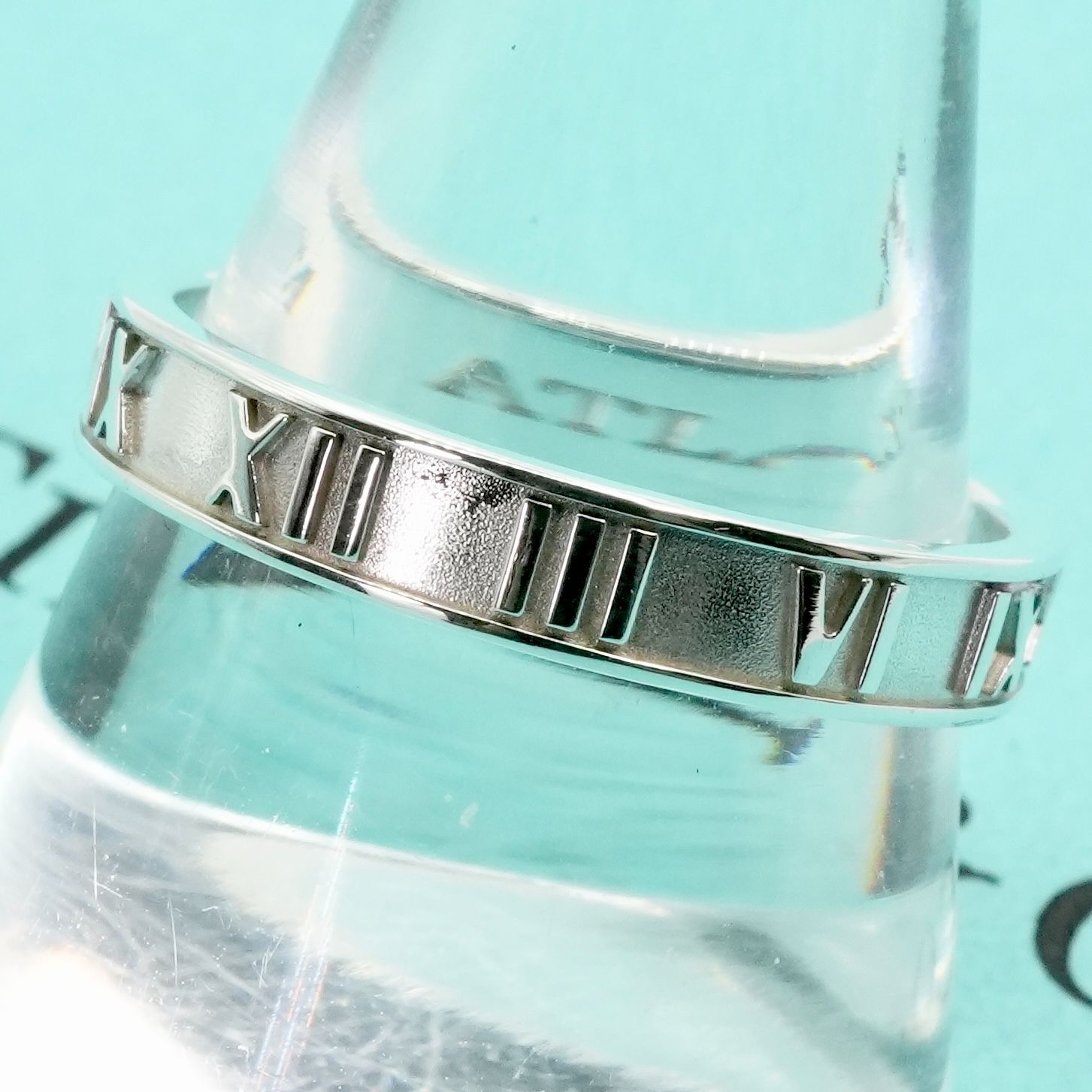 美品✨️　ティファニー　アトラス　リング　23号　シルバー　925 ティファニー アトラス 指輪 リング 23号 研磨仕上げ済み美品 925