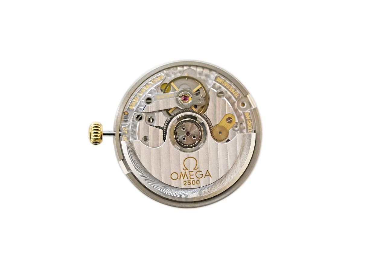  オメガ レディース デビル プレステージ デュードロップ ムーブメント 8 Pダイヤ 自動巻き AT シェル文字盤 Cal 2500 蝶 可動品 その他 時計