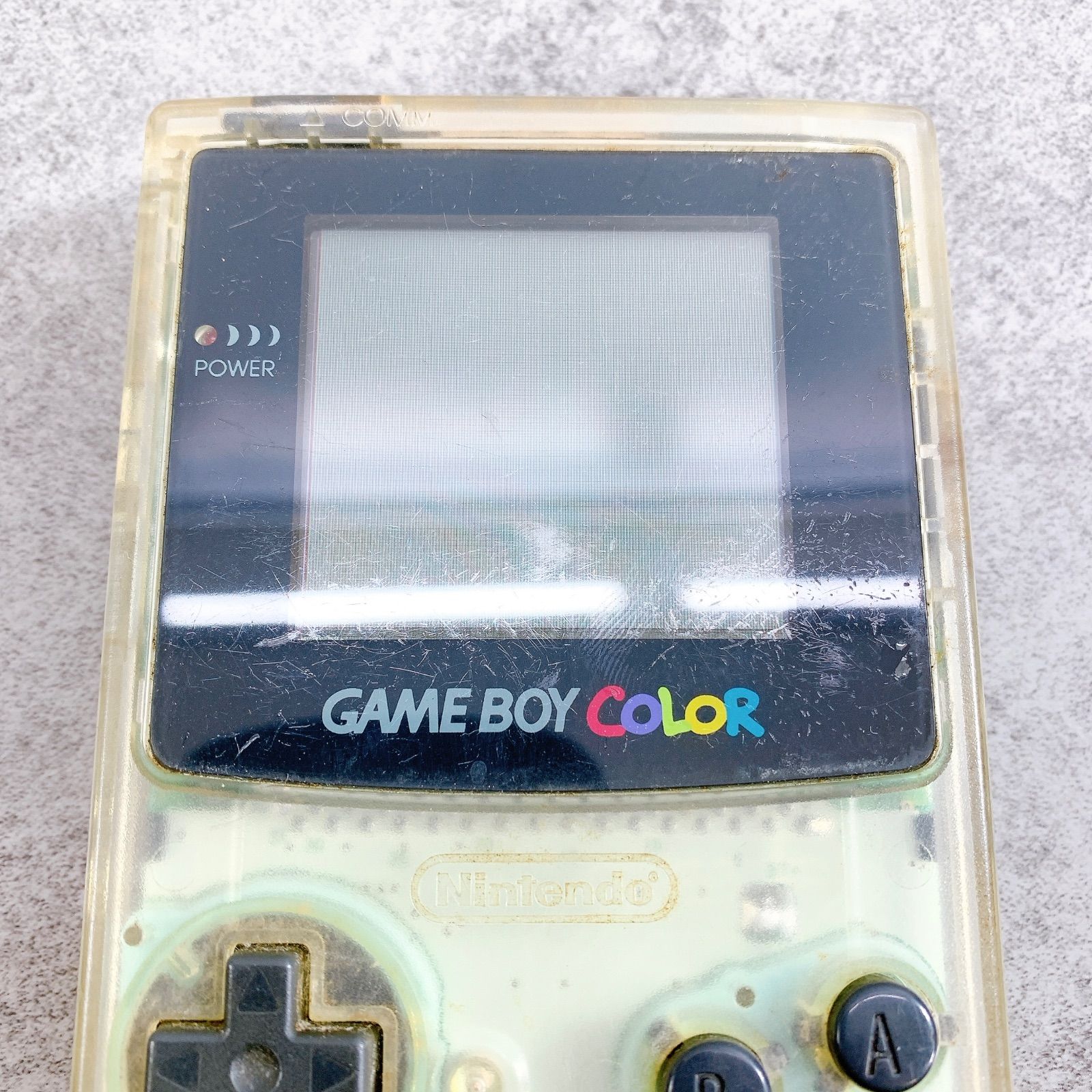 H-413 Nintendo ゲームボーイカラー GAME BOY COLOR CGB-001 クリア