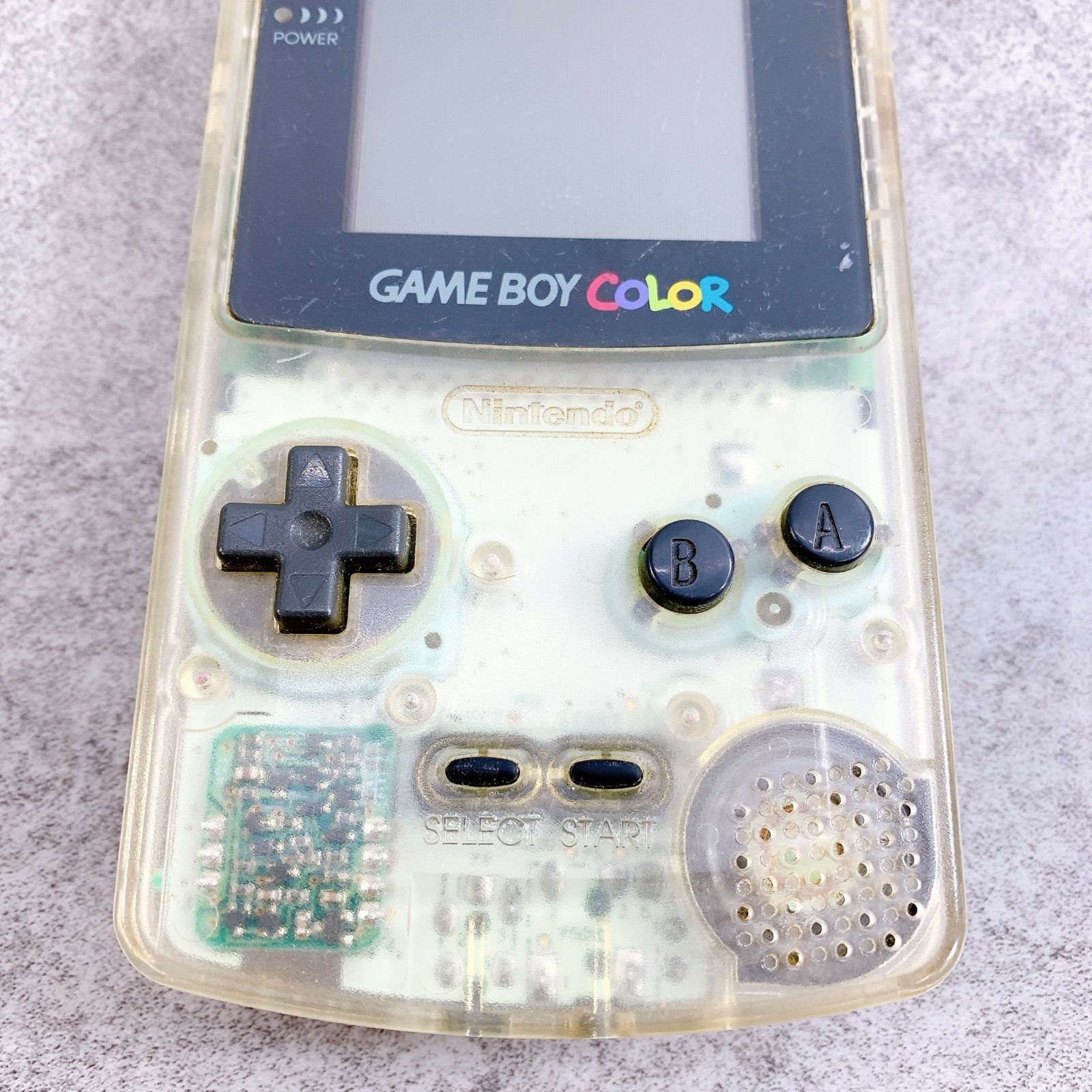 H-413 Nintendo ゲームボーイカラー GAME BOY COLOR CGB-001 クリア