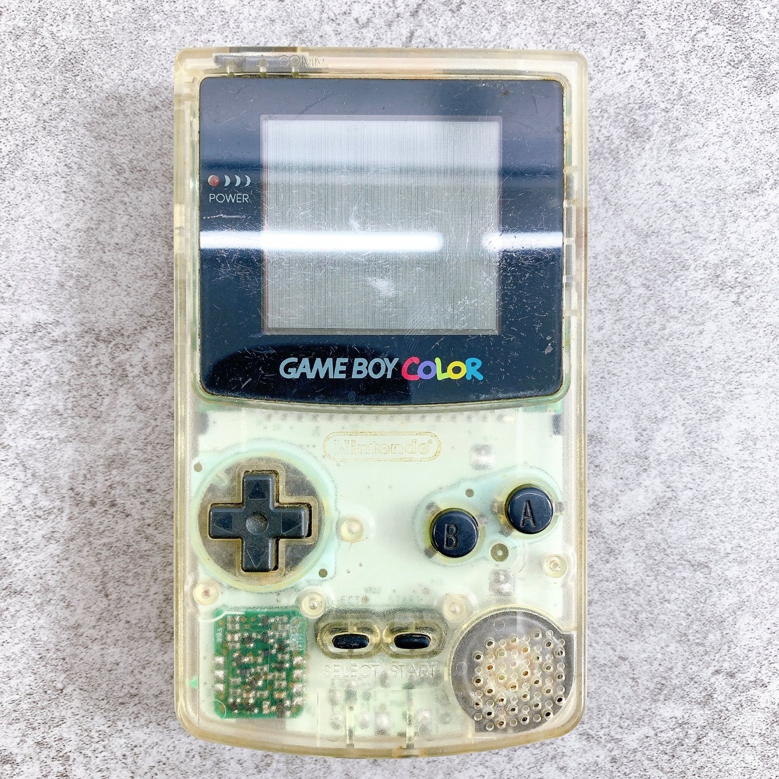 H-413 Nintendo ゲームボーイカラー GAME BOY COLOR CGB-001 クリア