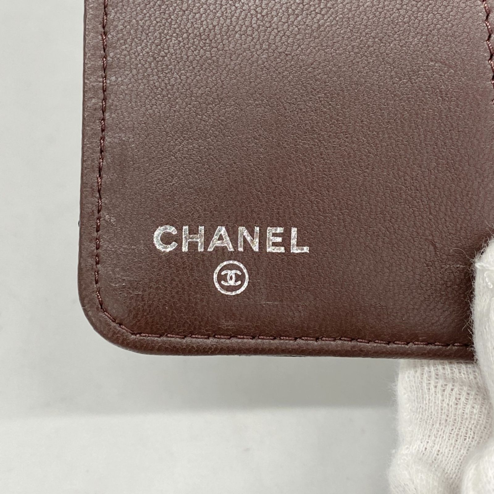 シャネル(Chanel) シャネル 手帳カバー マトラッセ ラムスキン