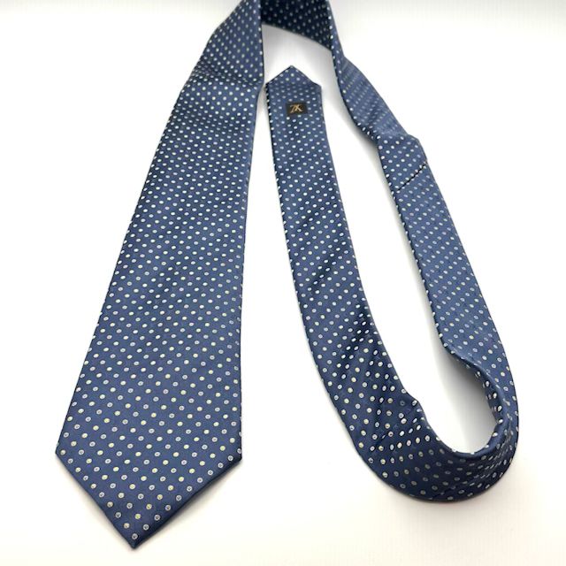 ルイヴィトン モノグラム ネイビー 水玉柄 ネクタイ 127988 - メルカリ