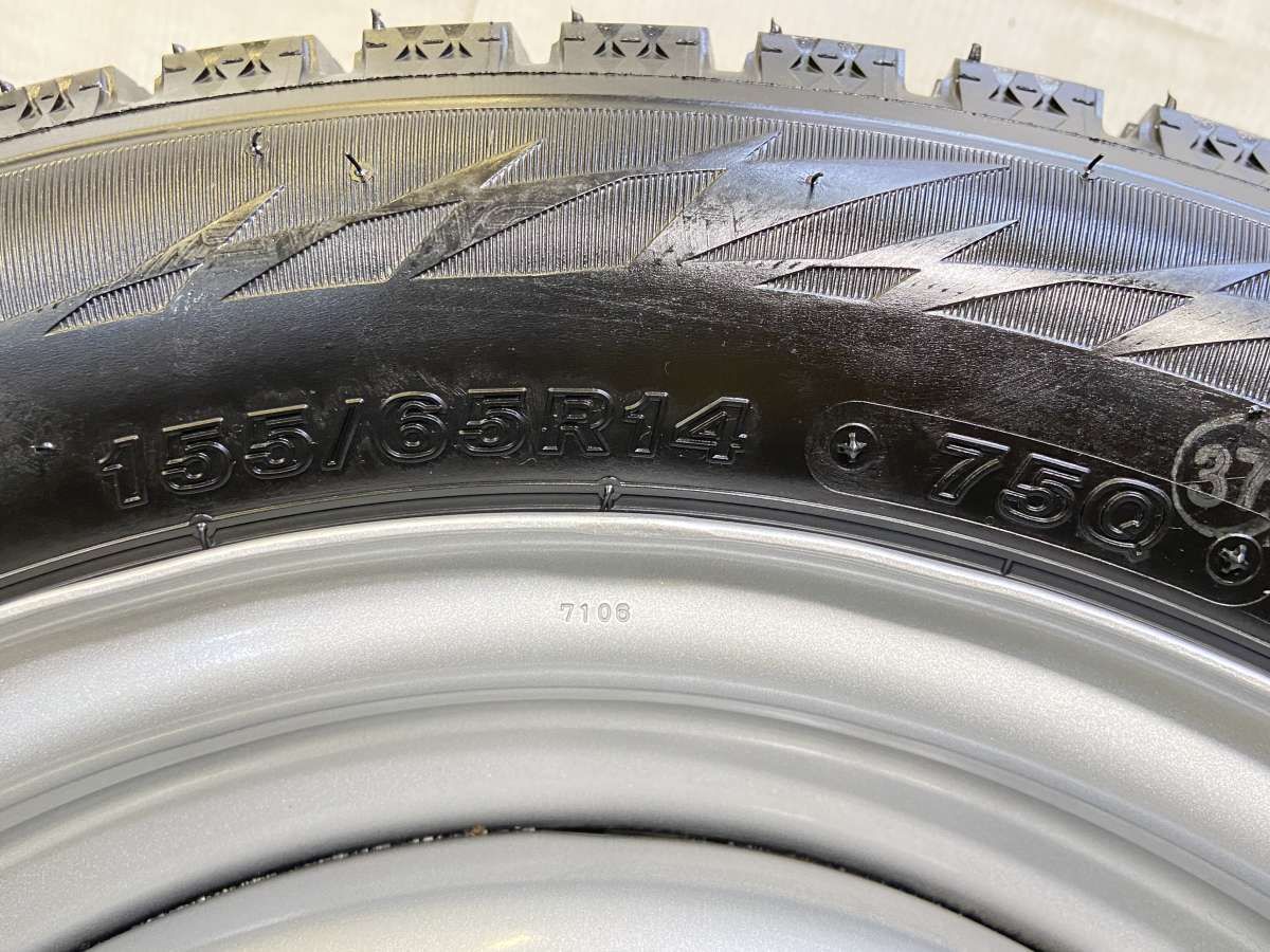 155/65R14 ブリヂストン ブリザック VRX2 JECT MN 14x4.5 100/114.3-4