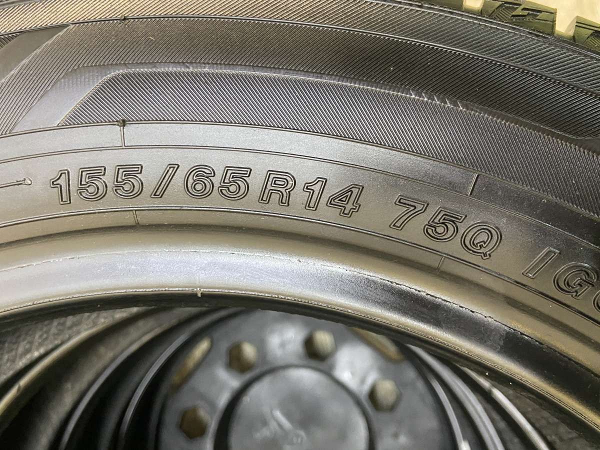 155/65R14 ヨコハマ アイスガード iG60 中古タイヤ スタッドレスタイヤ 
