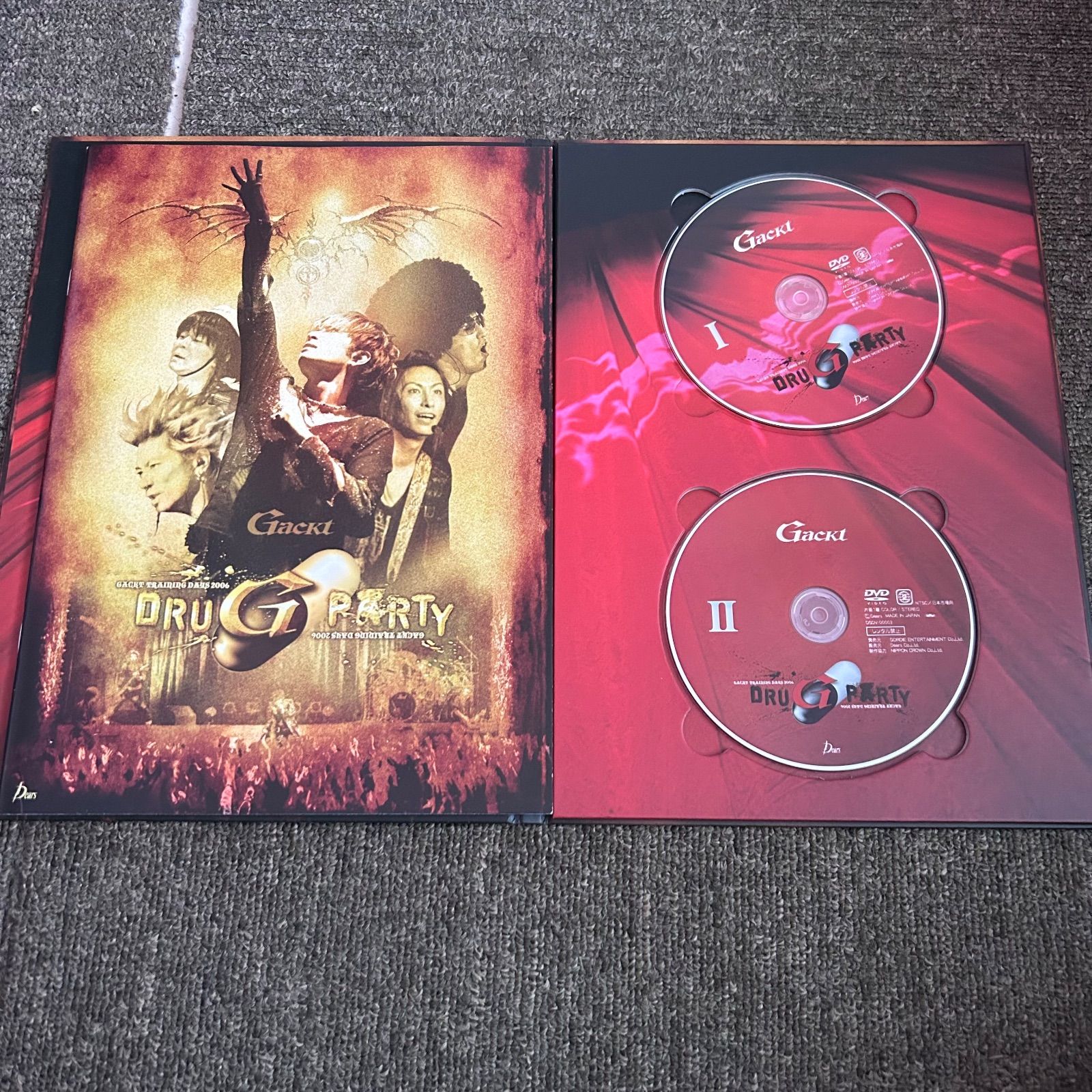 FC限定盤 GACKT ライブ DVD 【 2枚組 DRUG PARTY 】 - メルカリ