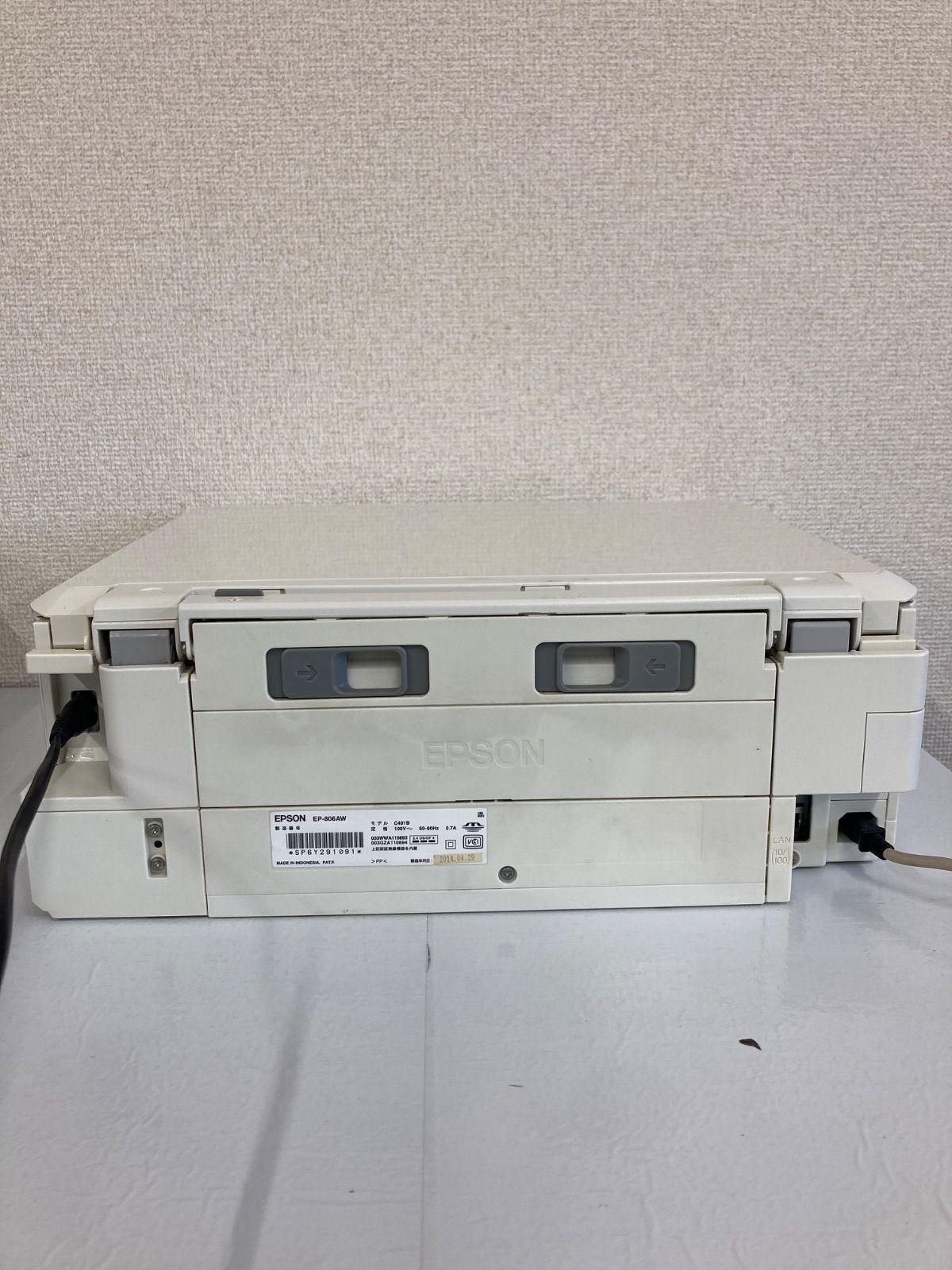 EPSON EP-806AW 通電確認済み ☆0【通電動作確認済】EPSON エプソン EP-806AW プリンター ホワイト