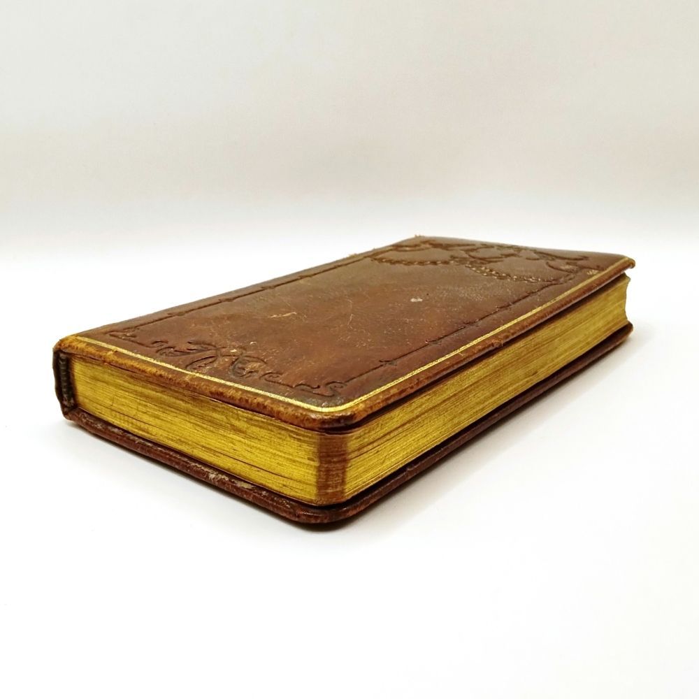 祈祷書 ミセル アンティーク 1900年代初期 フランス 革装 挿画入