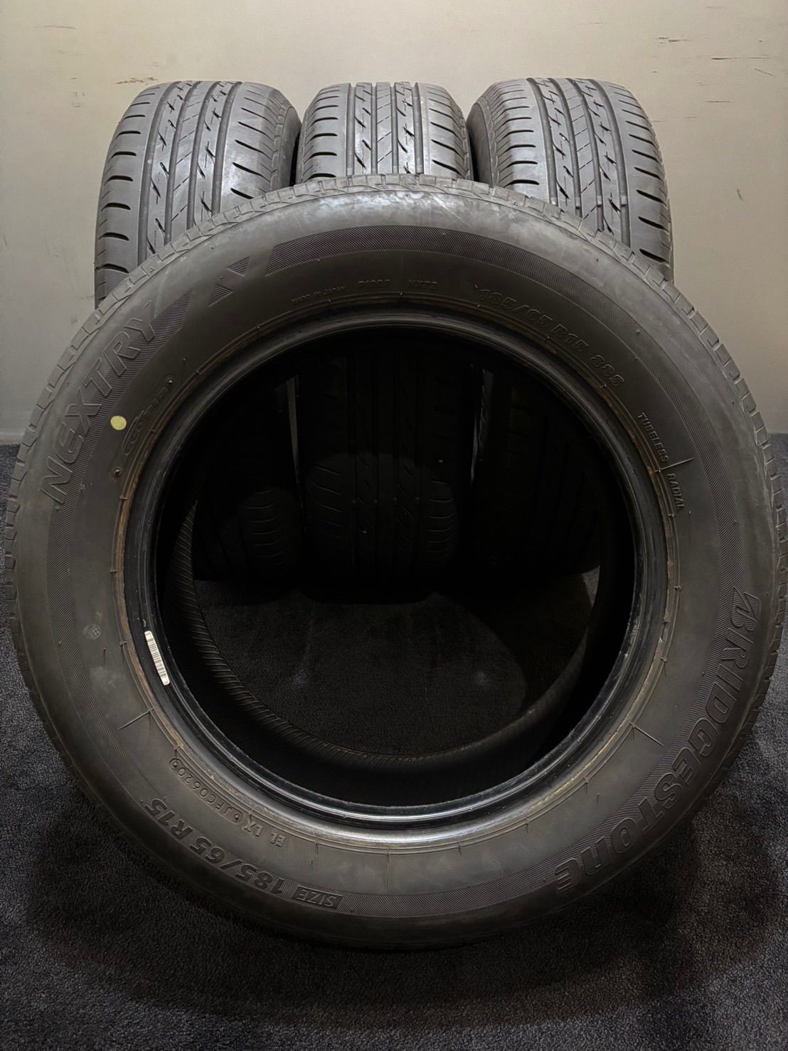 ☆185/65R15 BRIDGESTONE/NEXTRY 20年製 夏タイヤ サマータイヤ 4本 