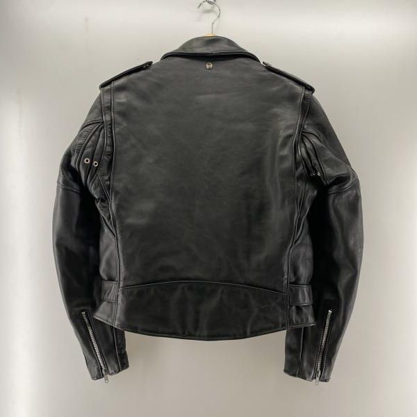 中古】SCHOTT 80-90s バイカータグ後期 618 ダブルライダース ブラック
