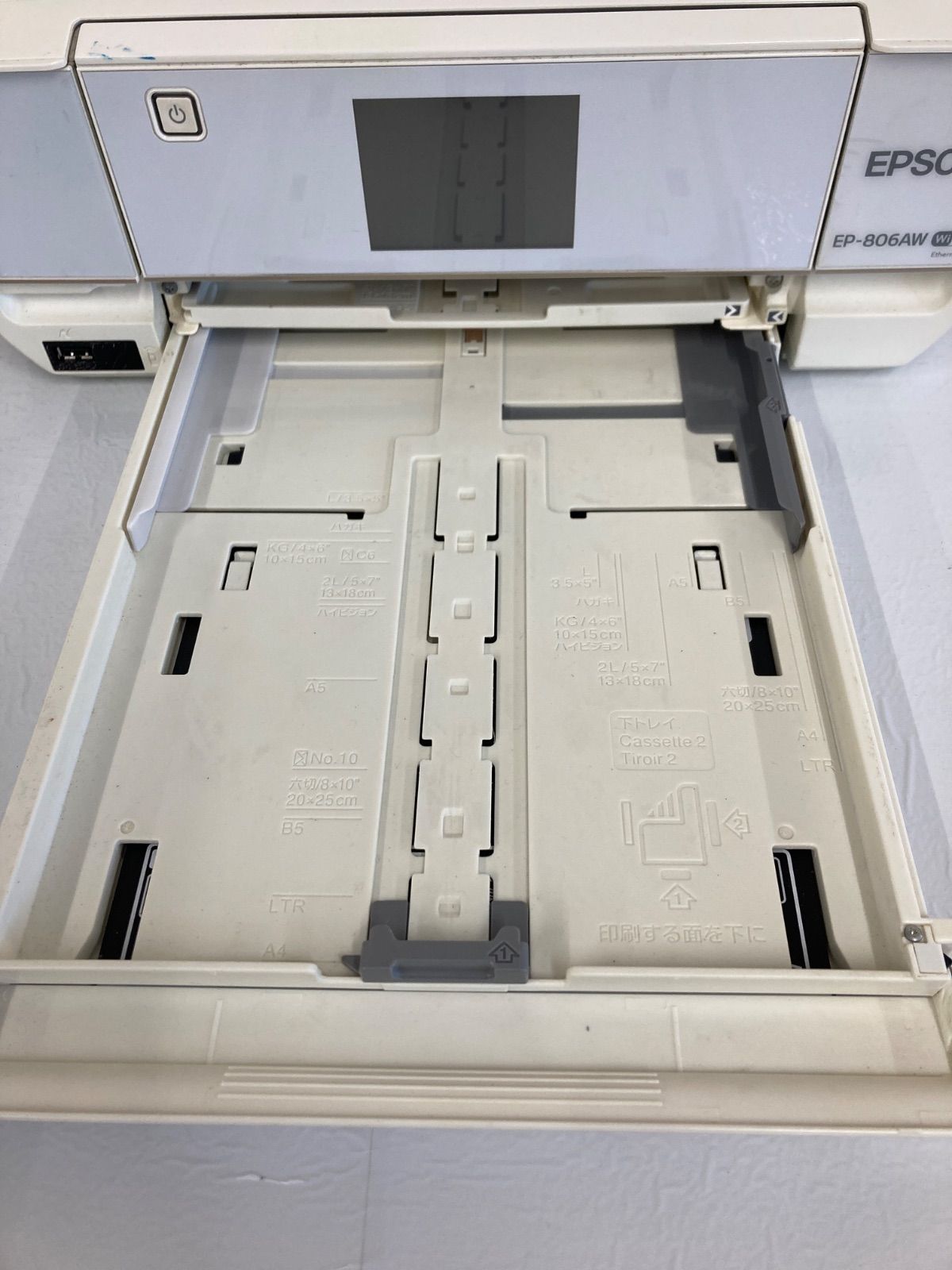 ☆0【通電動作確認済】EPSON エプソン EP-806AW プリンター ホワイト