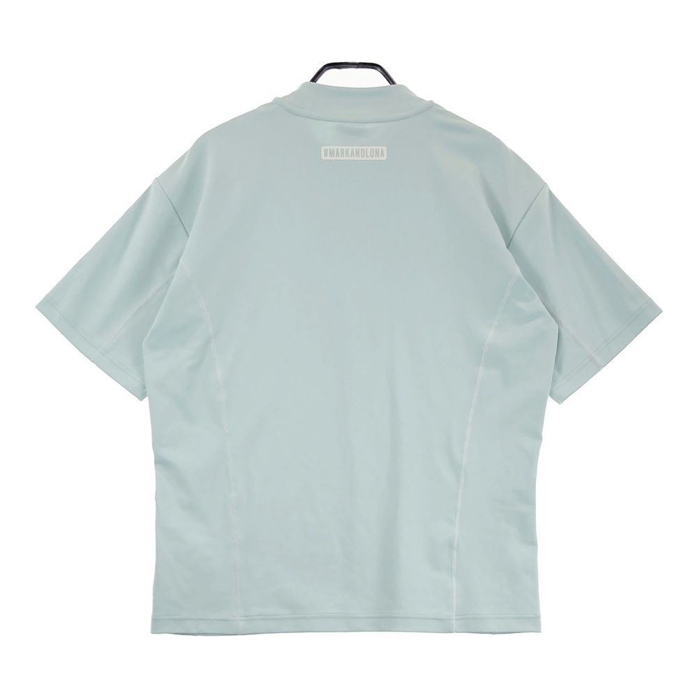 MARK&LONA マークアンドロナ　モックネック　Tシャツ　48 美品 ☆ MARK&LONA モックネック シャツ マーク&ロナ 黒 マーク