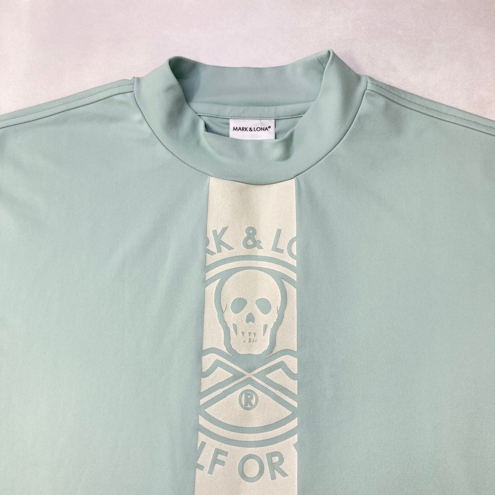 新作【美品】MARK&LONA 半袖シャツ　48(L) MARK＆LONAグレーの半袖 シャツ MARK＆LONAグレーの半袖 シャツ