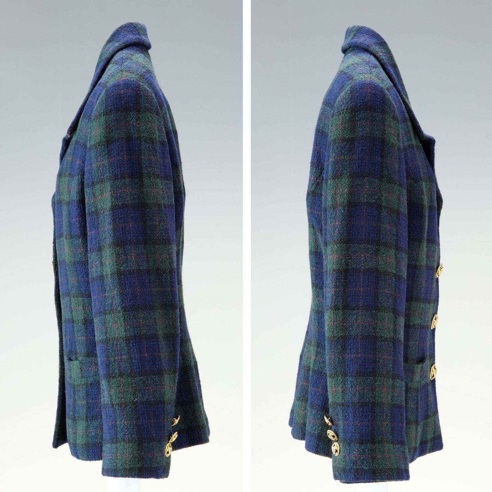 希少】 BURBERRY バーバリー ブラックウォッチ テーラードジャケット 7