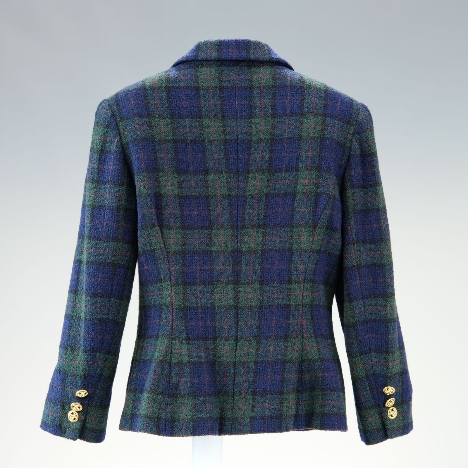 希少】 BURBERRY バーバリー ブラックウォッチ テーラードジャケット 7