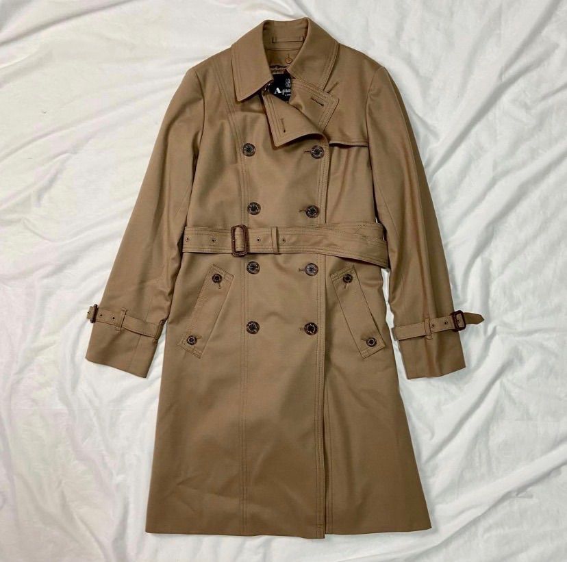 美品】 アクアスキュータム × ロロピアーナ トレンチコート ライナー付
