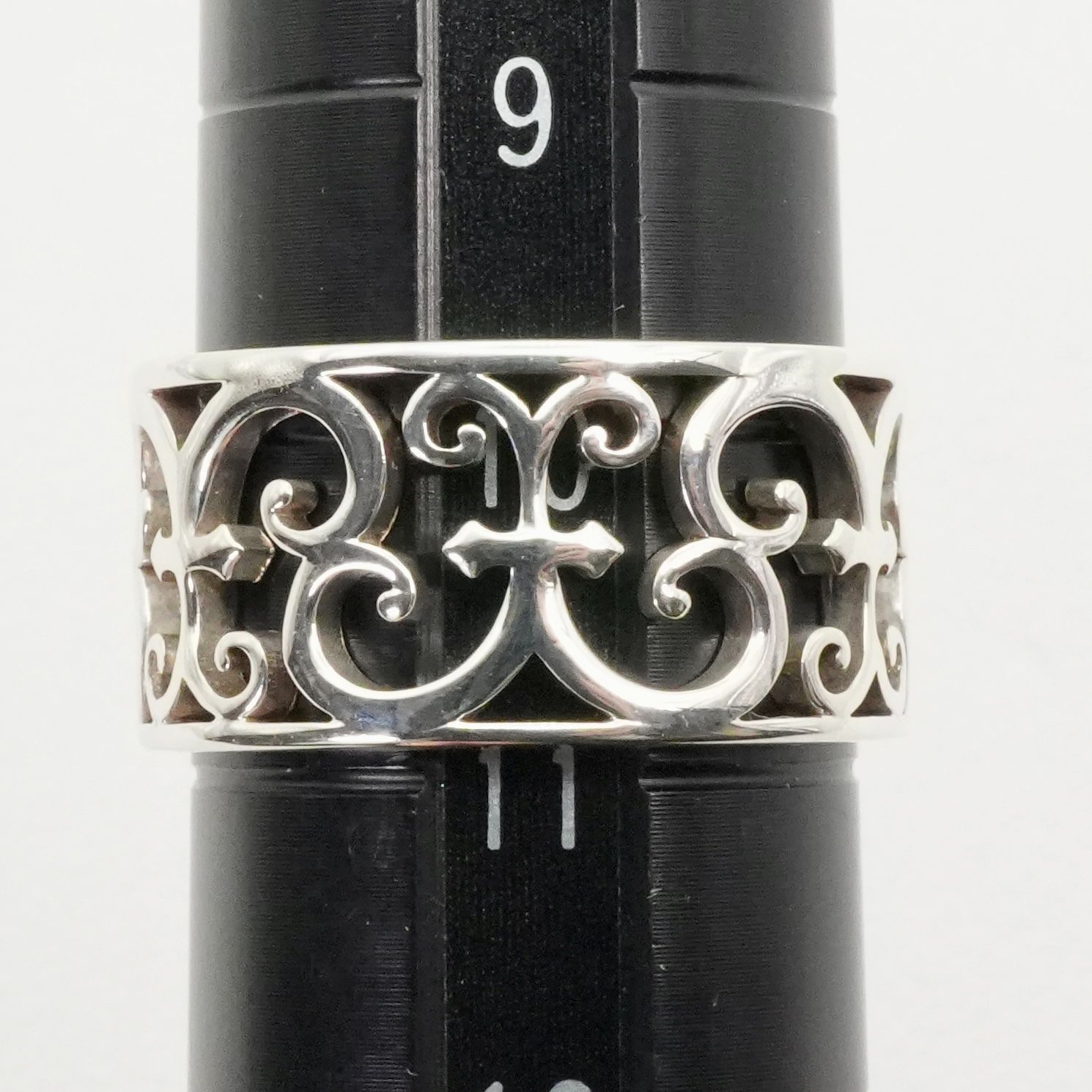 極美品10号 ティファニー シルバー エンチャント リング/25-2611