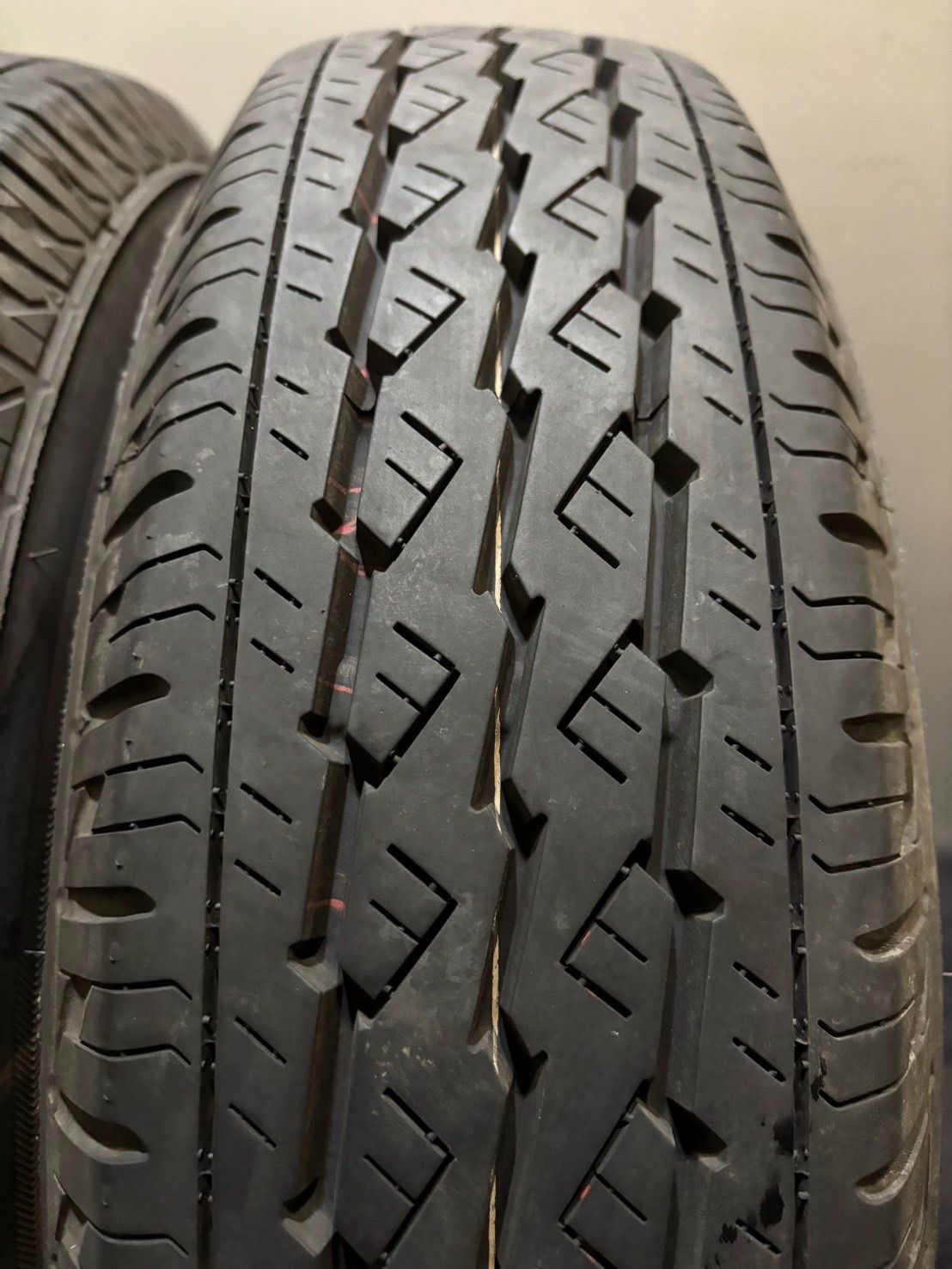 ☆165R13LT 8PR BRIDGESTONE/V600 25年製 トヨタ 純正 スチール 13