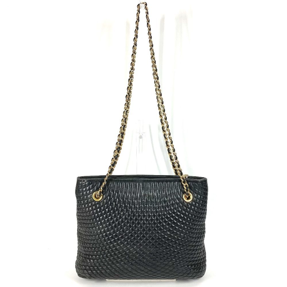 BALLY バリー ショルダーバッグ ロゴ キルティング フリンジ タッセル