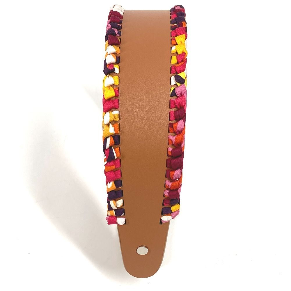 HERMES エルメス カチューシャ グレースシルク グレース シルク レザー