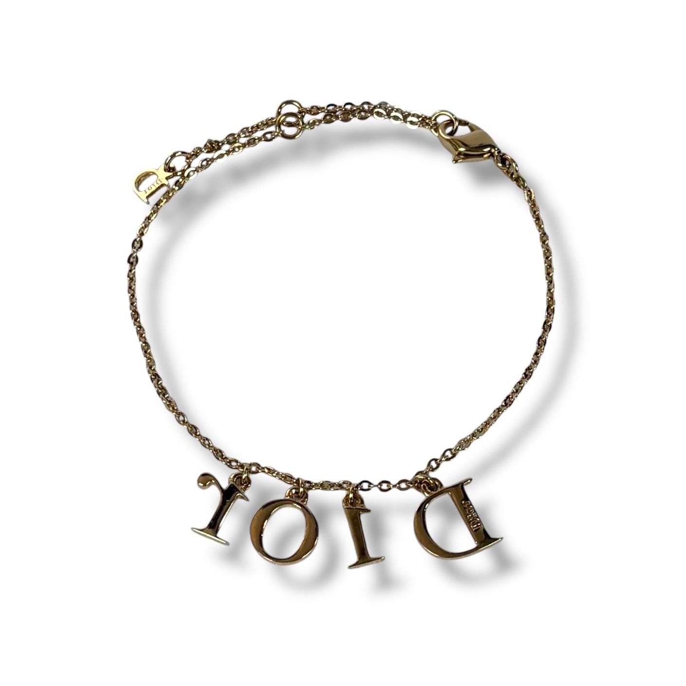 クリスチャンディオール Christian Dior ロゴチャーム付き 
