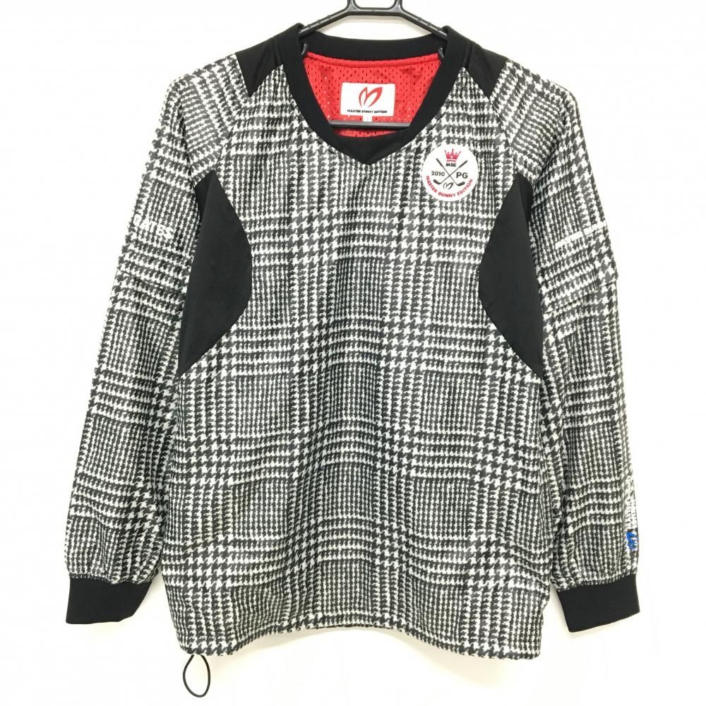 美品】マスターバニー 2WAYスニード 黒×ライトグレー グレンチェック調