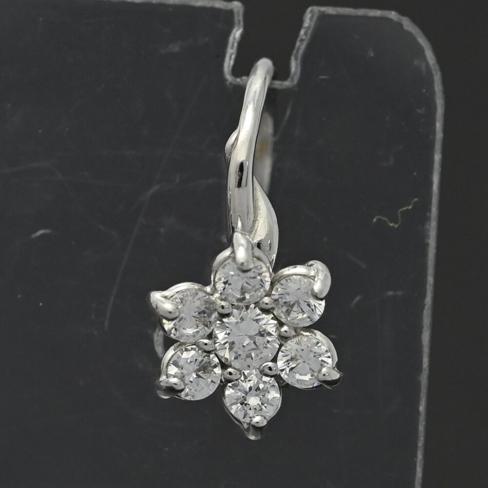 STAR JEWELRY スタージュエリー 7P・フラワーモチーフ ダイヤモンド