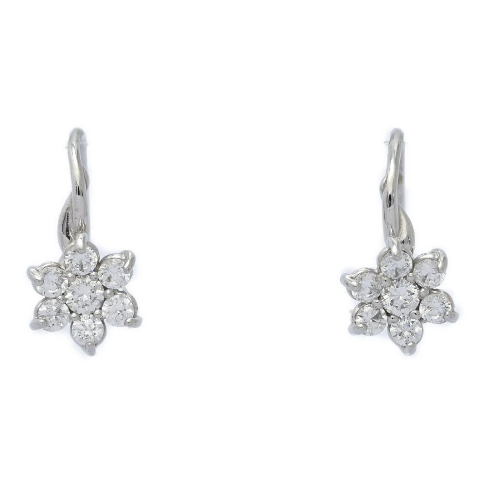 STAR JEWELRY スタージュエリー 7P・フラワーモチーフ ダイヤモンド