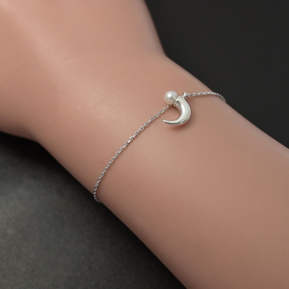 TASAKI タサキ danger アコヤ真珠 パール ブレスレット/Sv925-1.7g