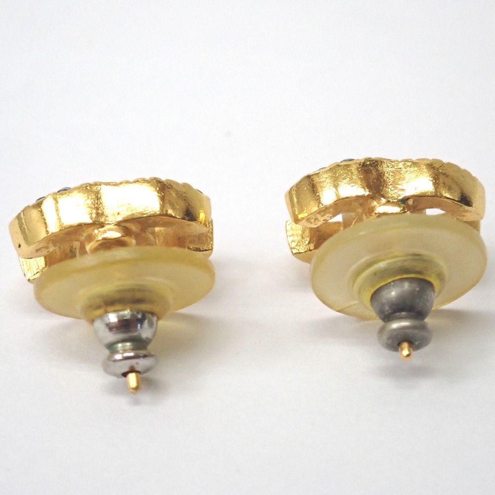 Ft635332 シャネル ピアス ココマーク ラインストーン 01P ゴールド