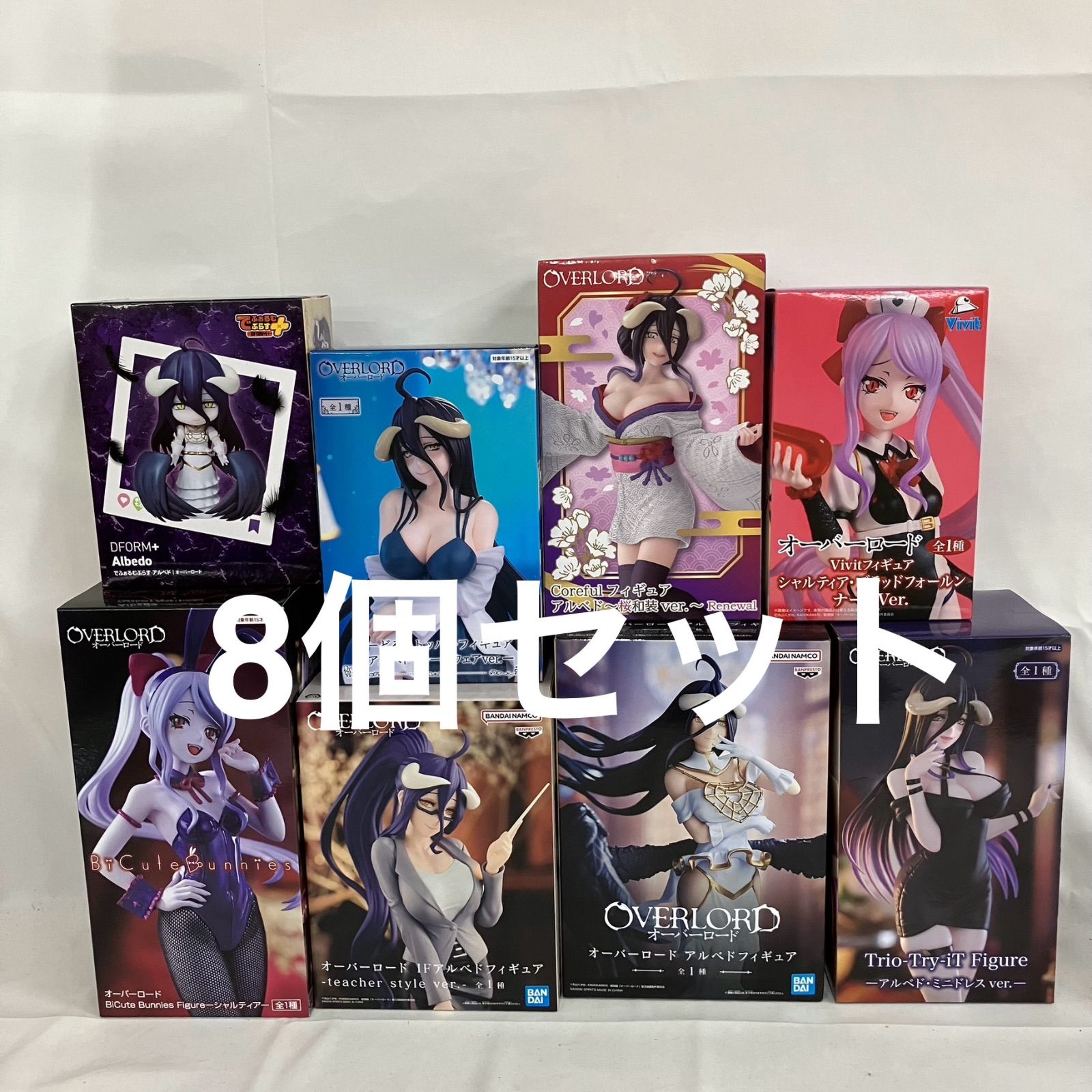 未開封 OVERLORD オーバーロード シャルティア アルベド フィギュア